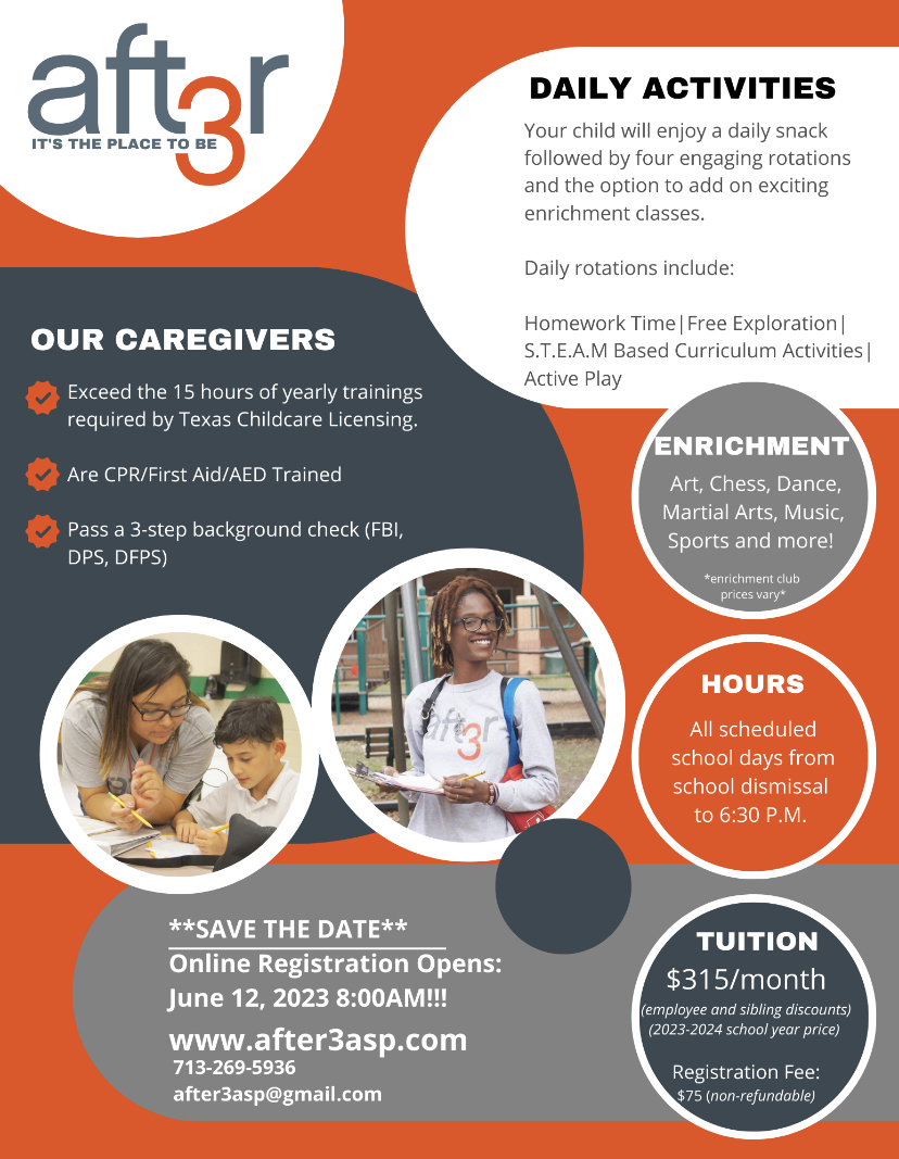 Aftercare Information 2023-2024 - Sinclair Elementary PTO